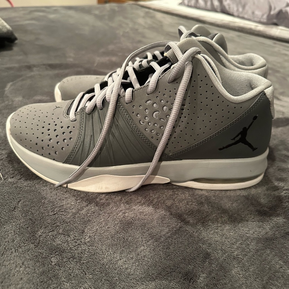 Air Jordan 5AM Men's Gray and Black Sneakers
